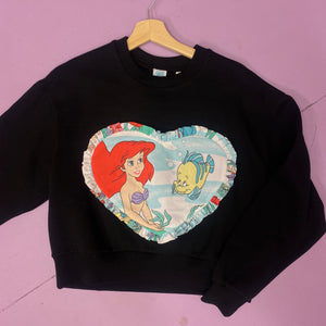 Small Reworked Heart Duvet Jumper In This Fabric