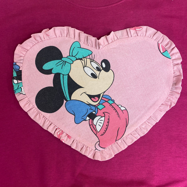 Custom Reworked Heart Duvet Jumper In This Fabric