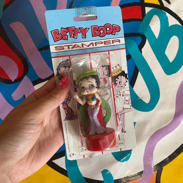 Vtg Betty Boop Stamper 1996