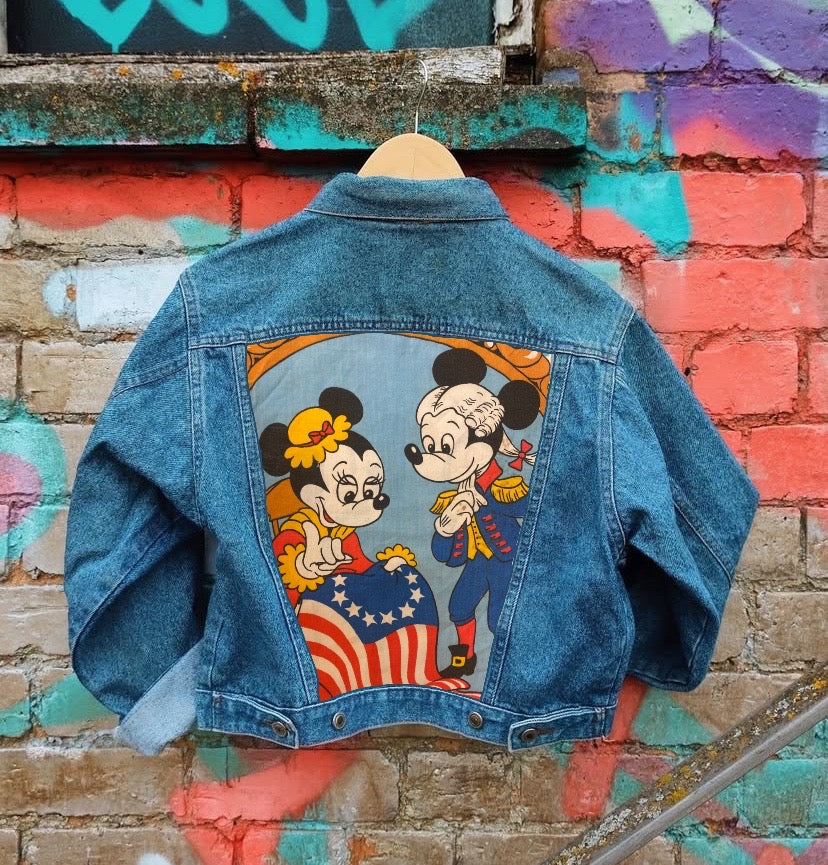 Send in your denim jacket + we'll sew on this panel!