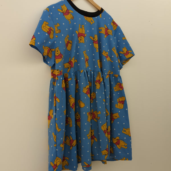 Dress made with Reworked Duvet Cover Size 22