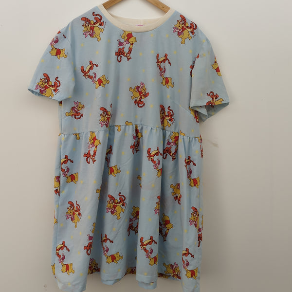 Dress made with Reworked Duvet Cover Size 20